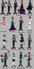 Kingdom Hearts Themed Character Outfits